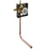 Delta R10000-PFT-MFWS 5" MultiChoice Universal Tub and Shower Rough-In Valve Body - Prefab PEX Cold Expansion with Stops